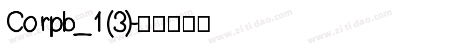 Corpb_1 (3)字体转换